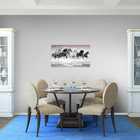 Wandbilder Wohnzimmer XXL Pferde Moderne Bilder Tiere